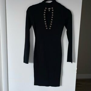 Black cocktail dress